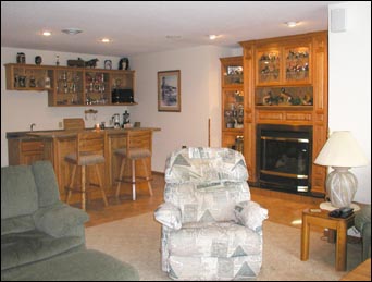 Finished basement