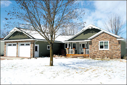 Mehrs new house on Elm Street